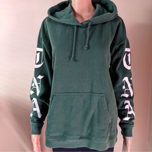 Aritzia TNA green logo hoodie, women's xs